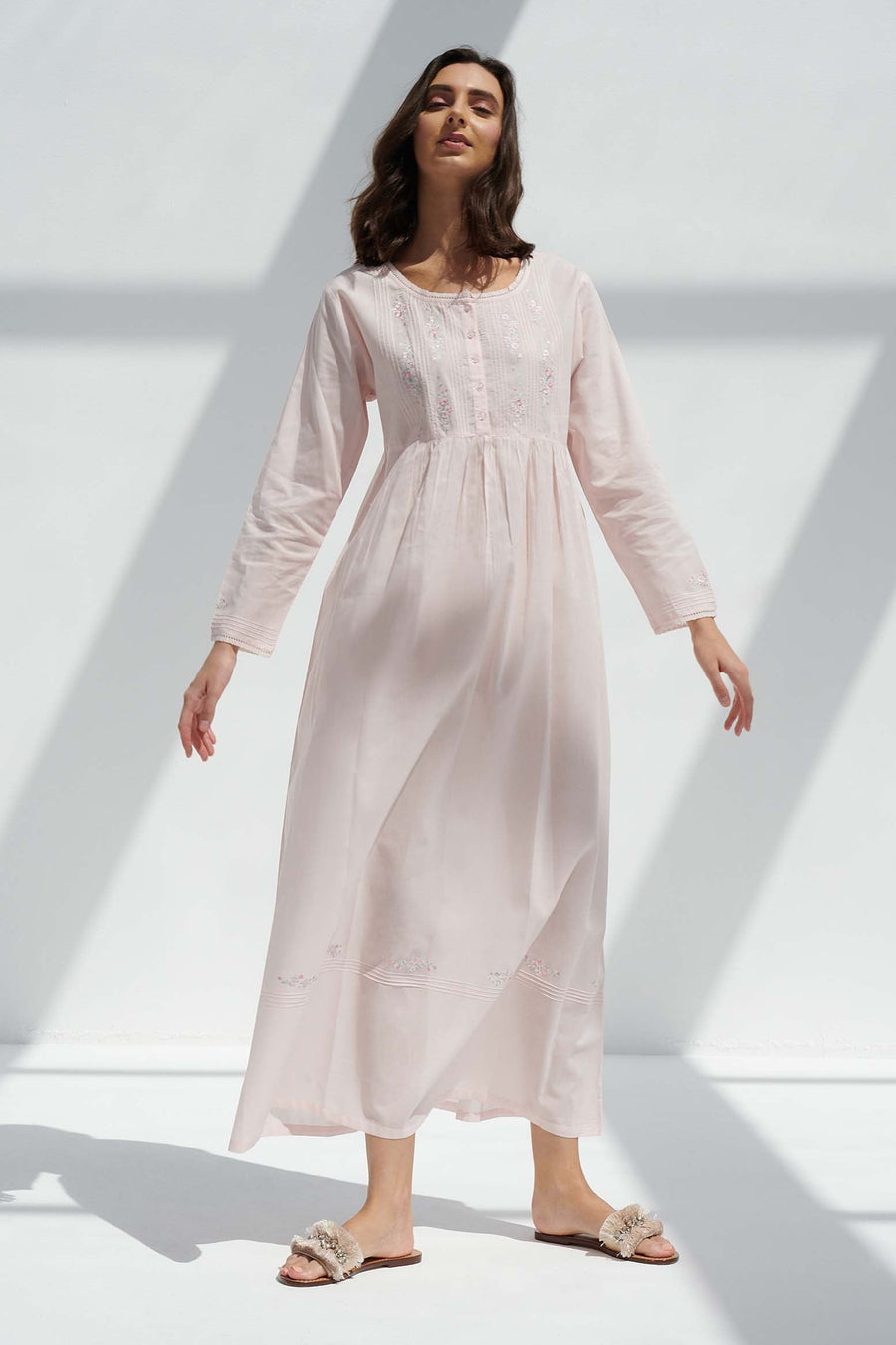 Nightdress Camellia Pink