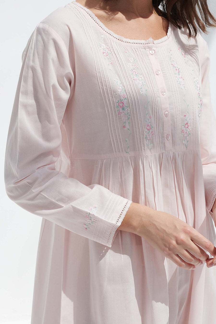 Nightdress Camellia Pink