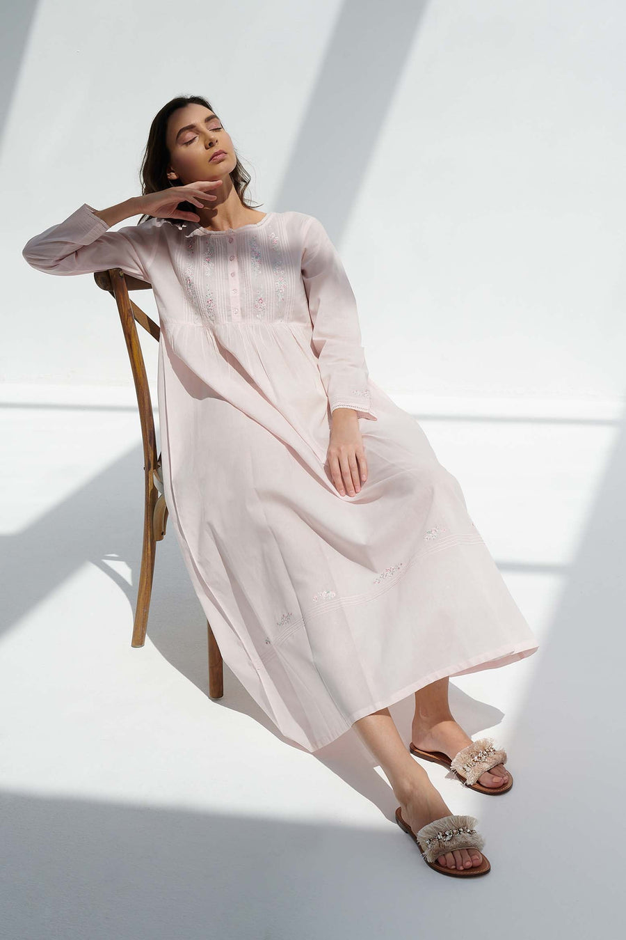 Nightdress Camellia Pink