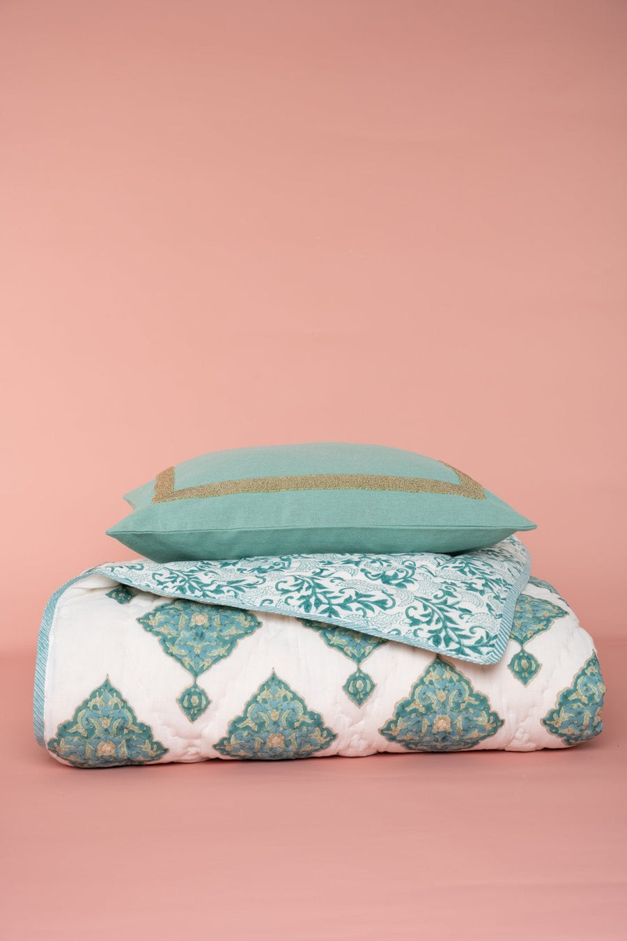 Quilt Charbagh Aqua
