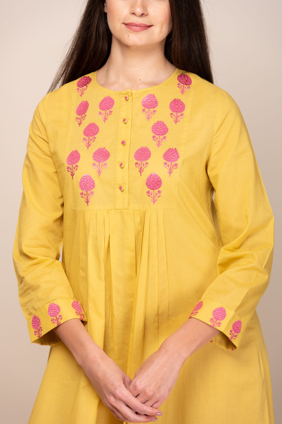 Amber Yellow Rumi Kaftan