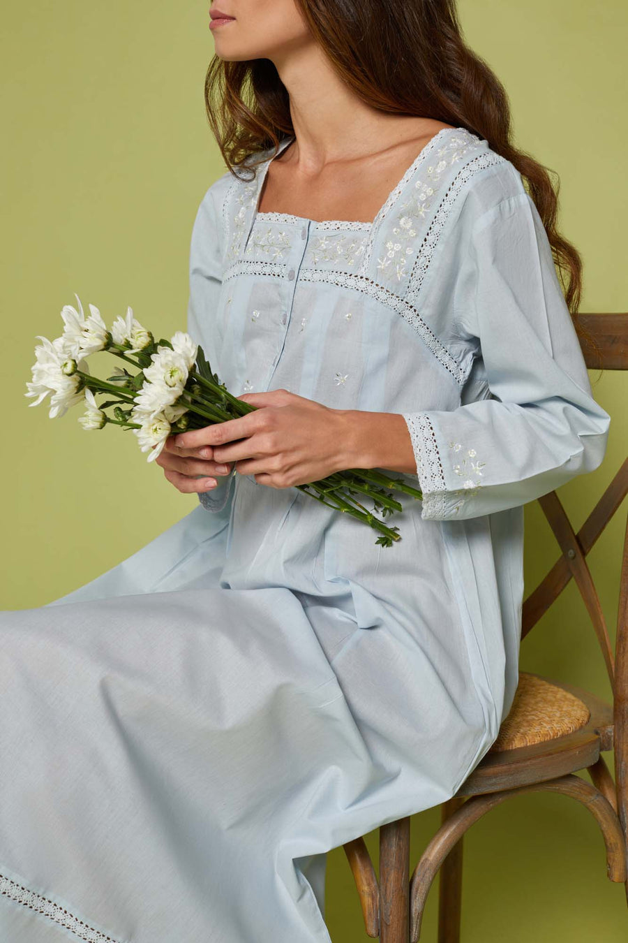 Nightdress Clematis Blue