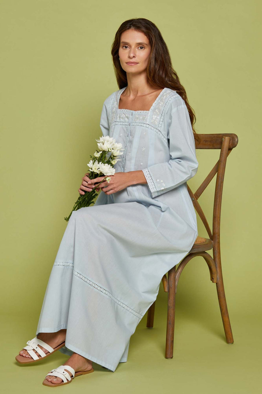 Nightdress Clematis Blue