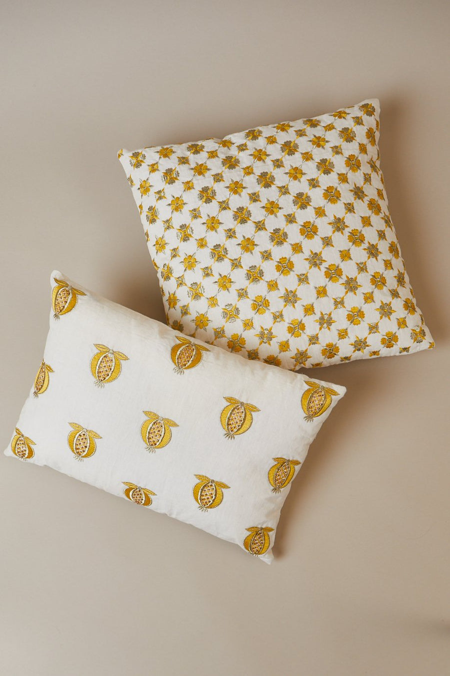 Yellow Pomana Cushion (35cm x 50cm)