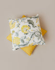 Yellow Floral Garden Cushion  45X45CM