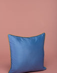 Dust Blue Silk Cushion (45cm x 45cm)