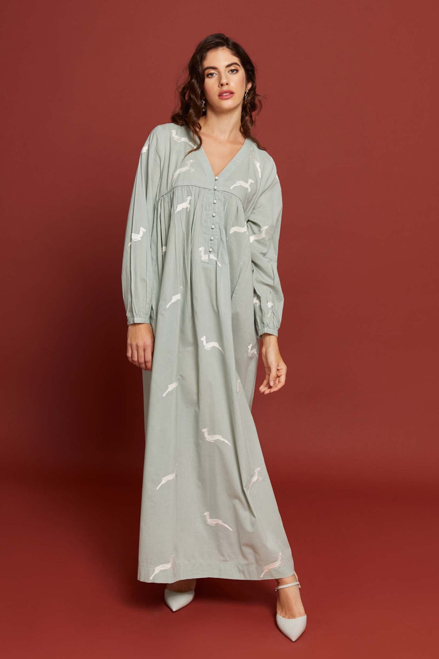 Firozani Gazelli Kaftan