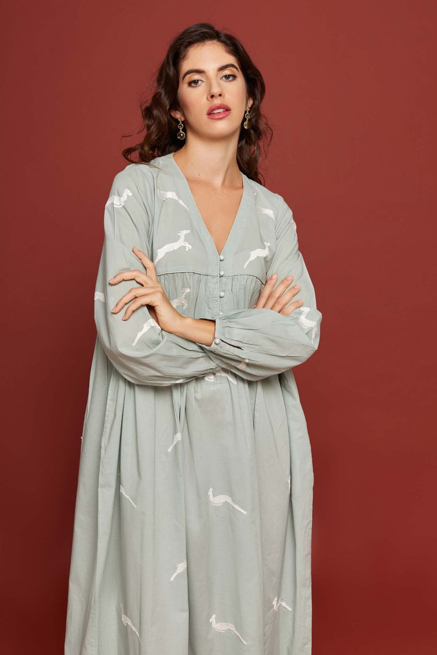 Firozani Gazelli Kaftan