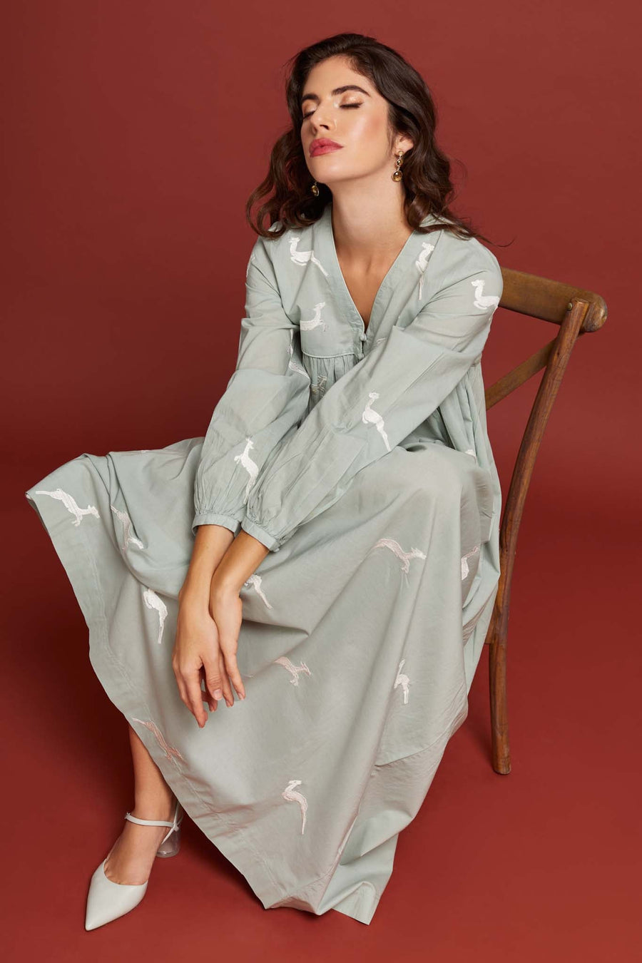 Firozani Gazelli Kaftan