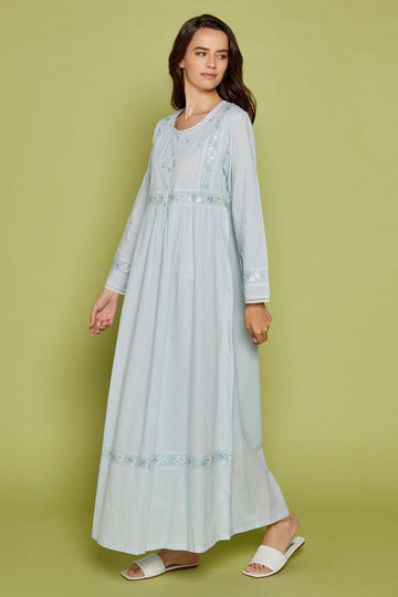 Nightdress Fleurine Blue