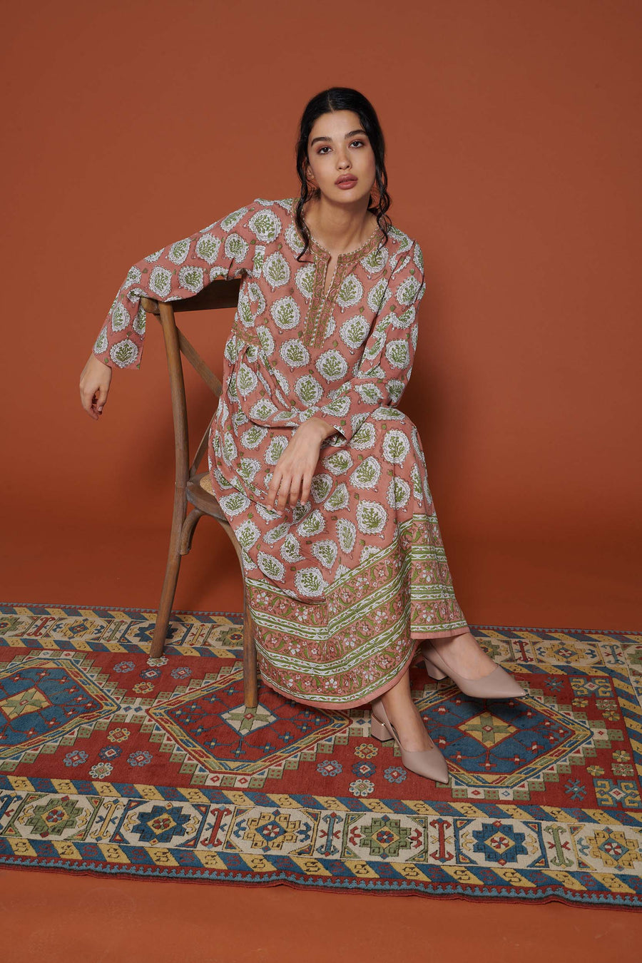 Gulabi  Shiraz Bagh Kaftan