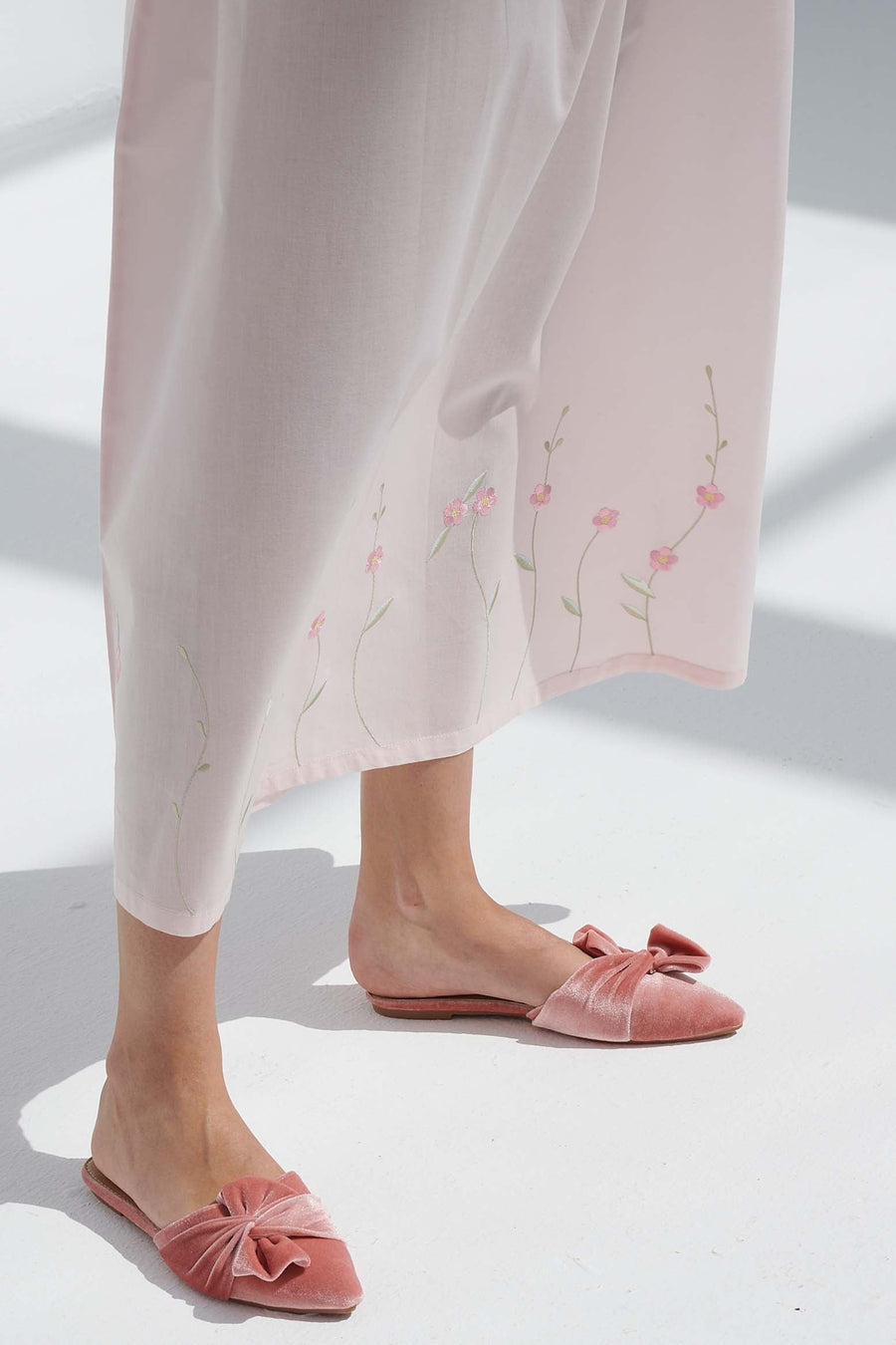 Holly Pink Cotton Nightdress