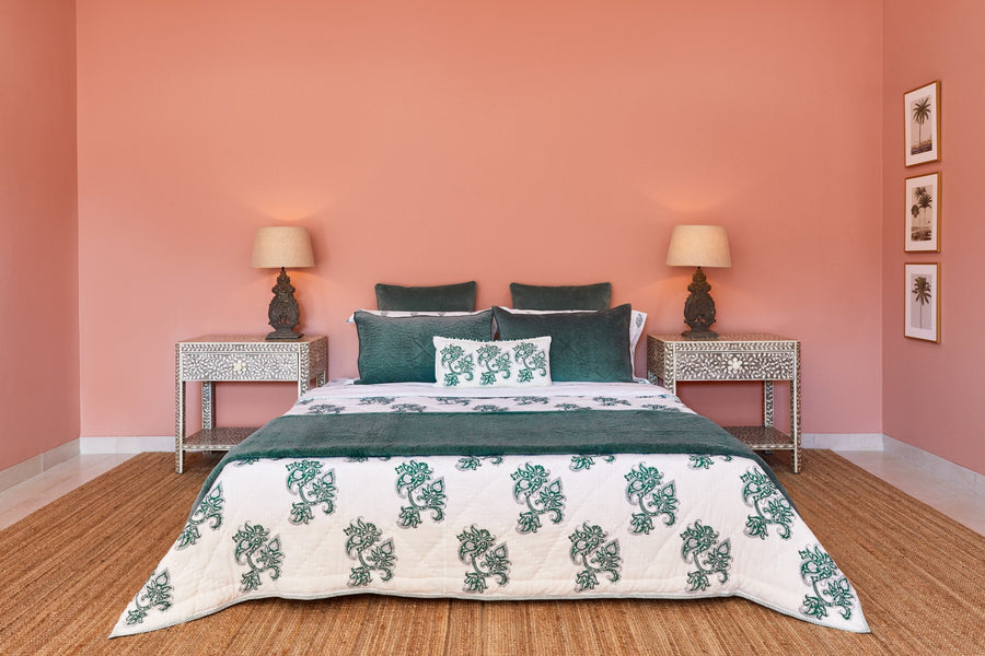 Udaipur Green Quilt