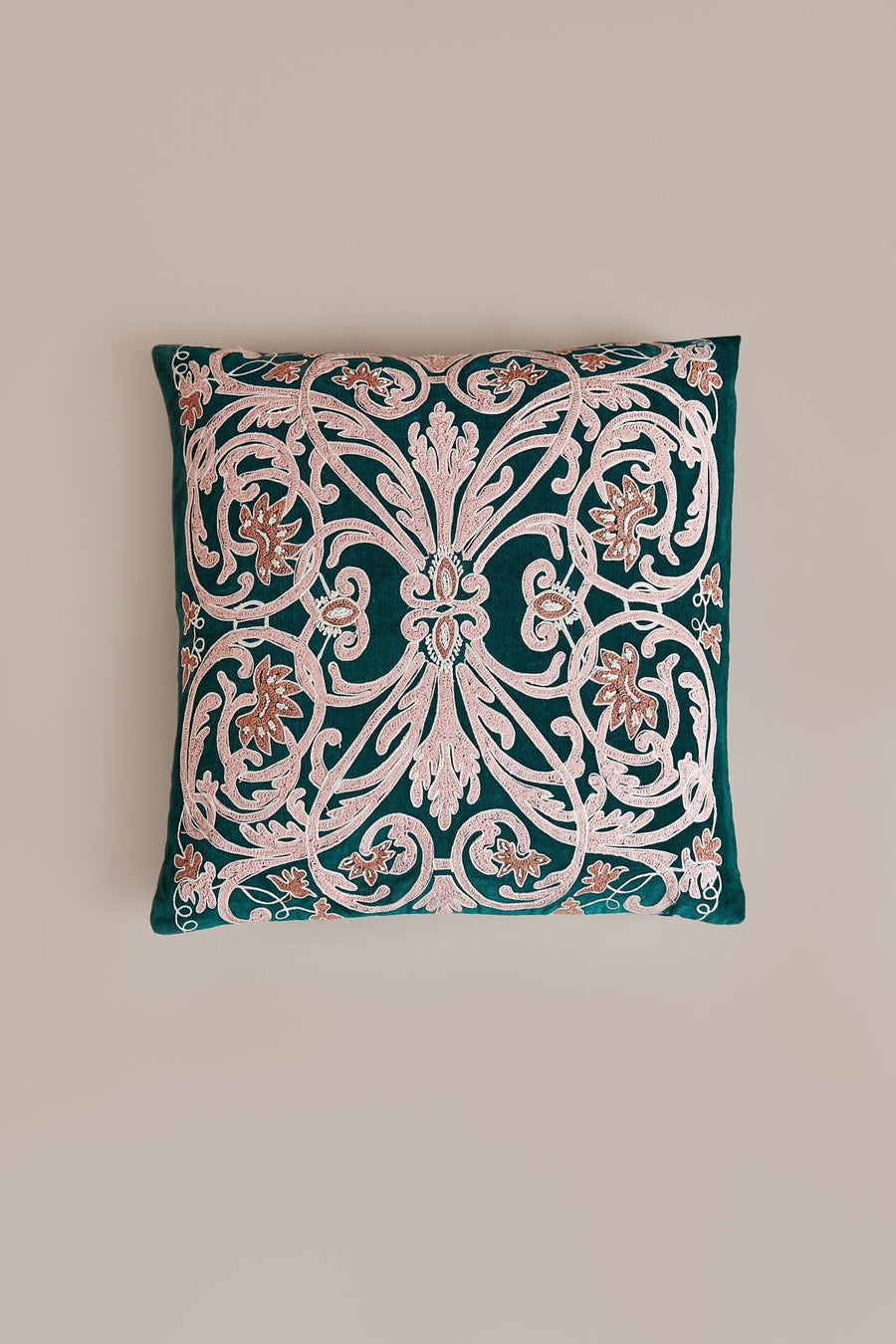 Aiyanna Green Cushion 50x50cm