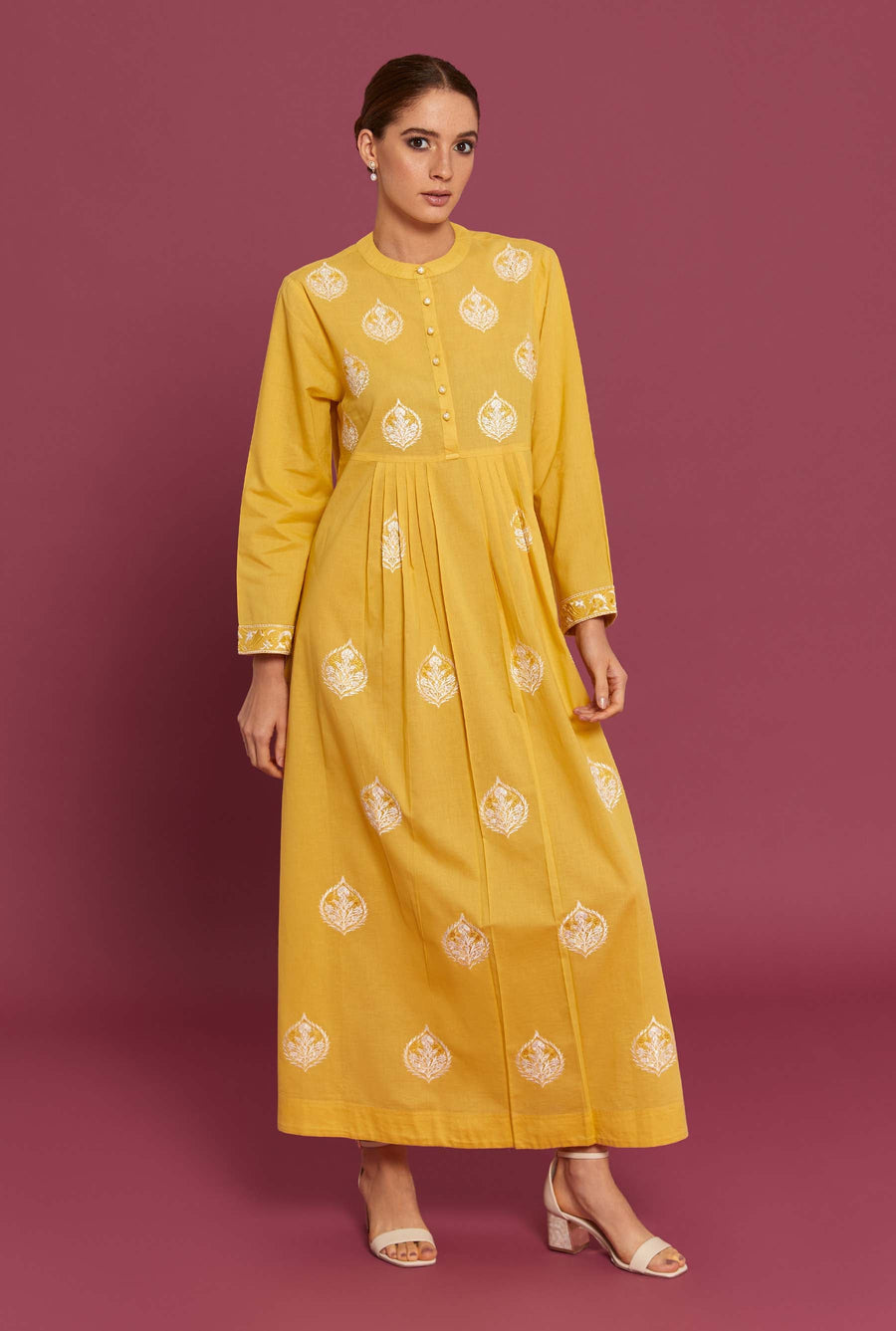 Khatai Yellow Kaftan