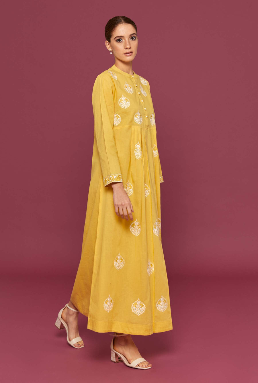 Khatai Yellow Kaftan