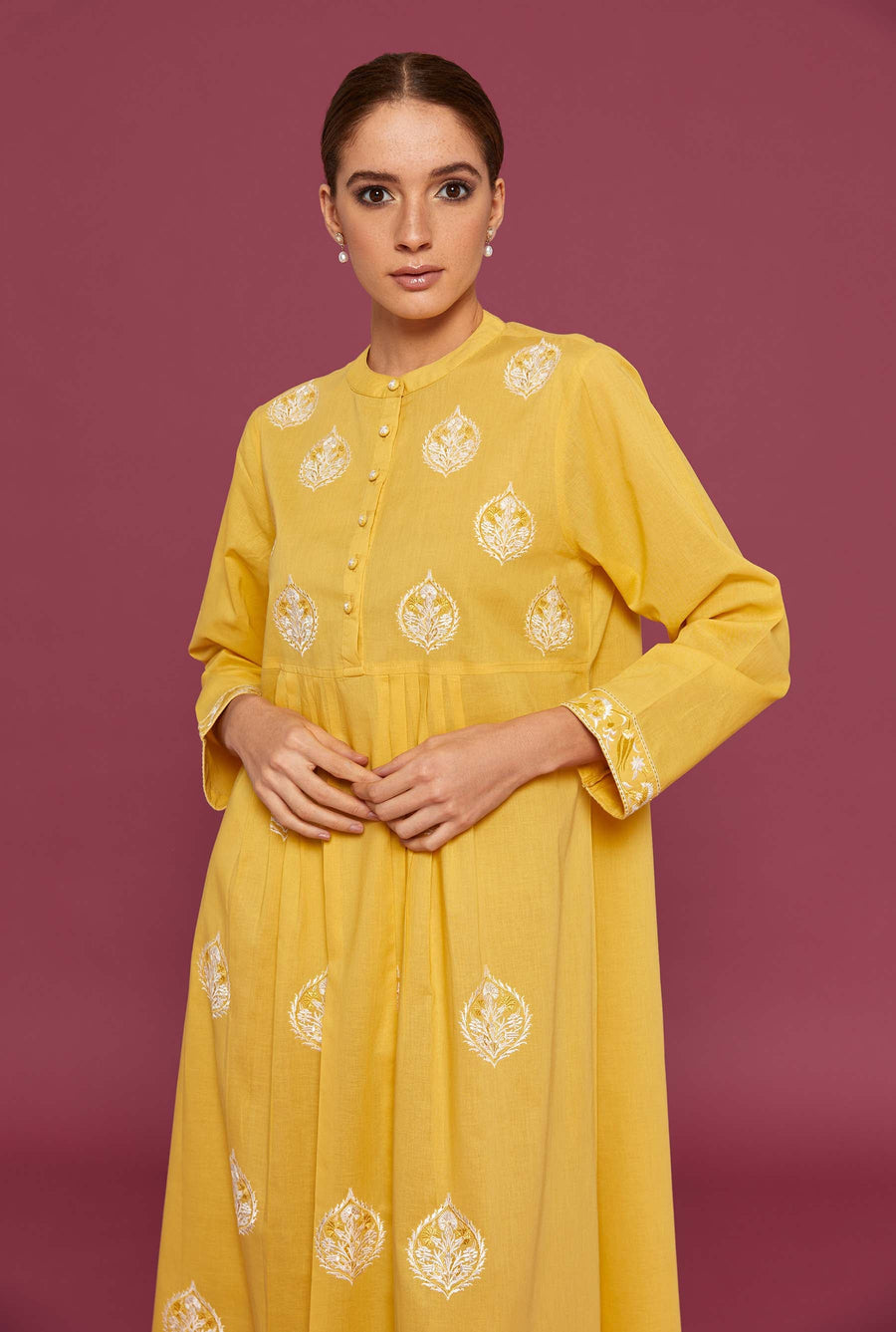 Khatai Yellow Kaftan