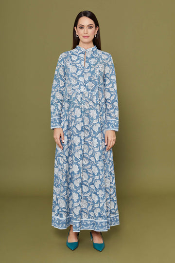 Narjee Blue Kaftan