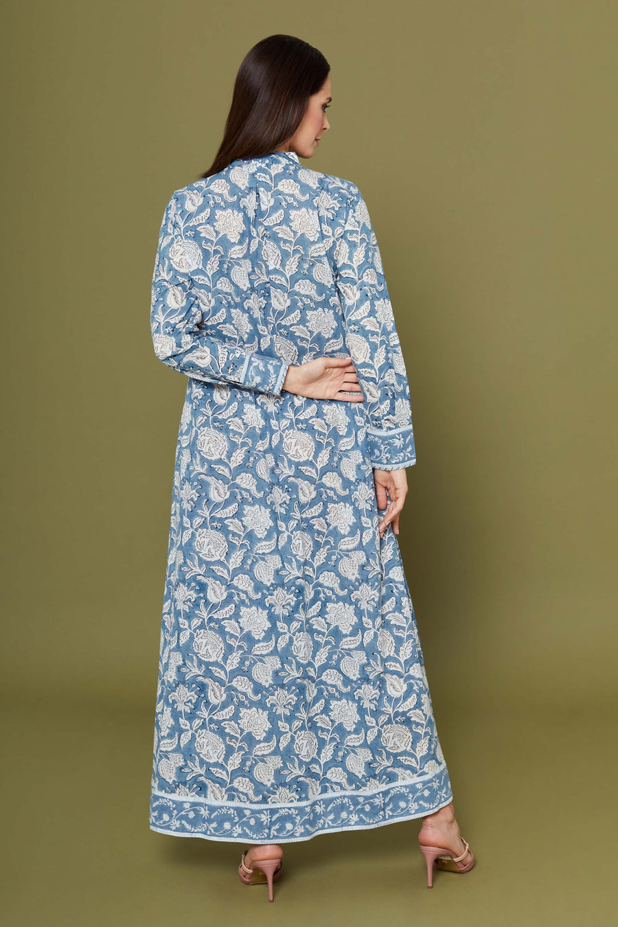 Narjee Blue Kaftan