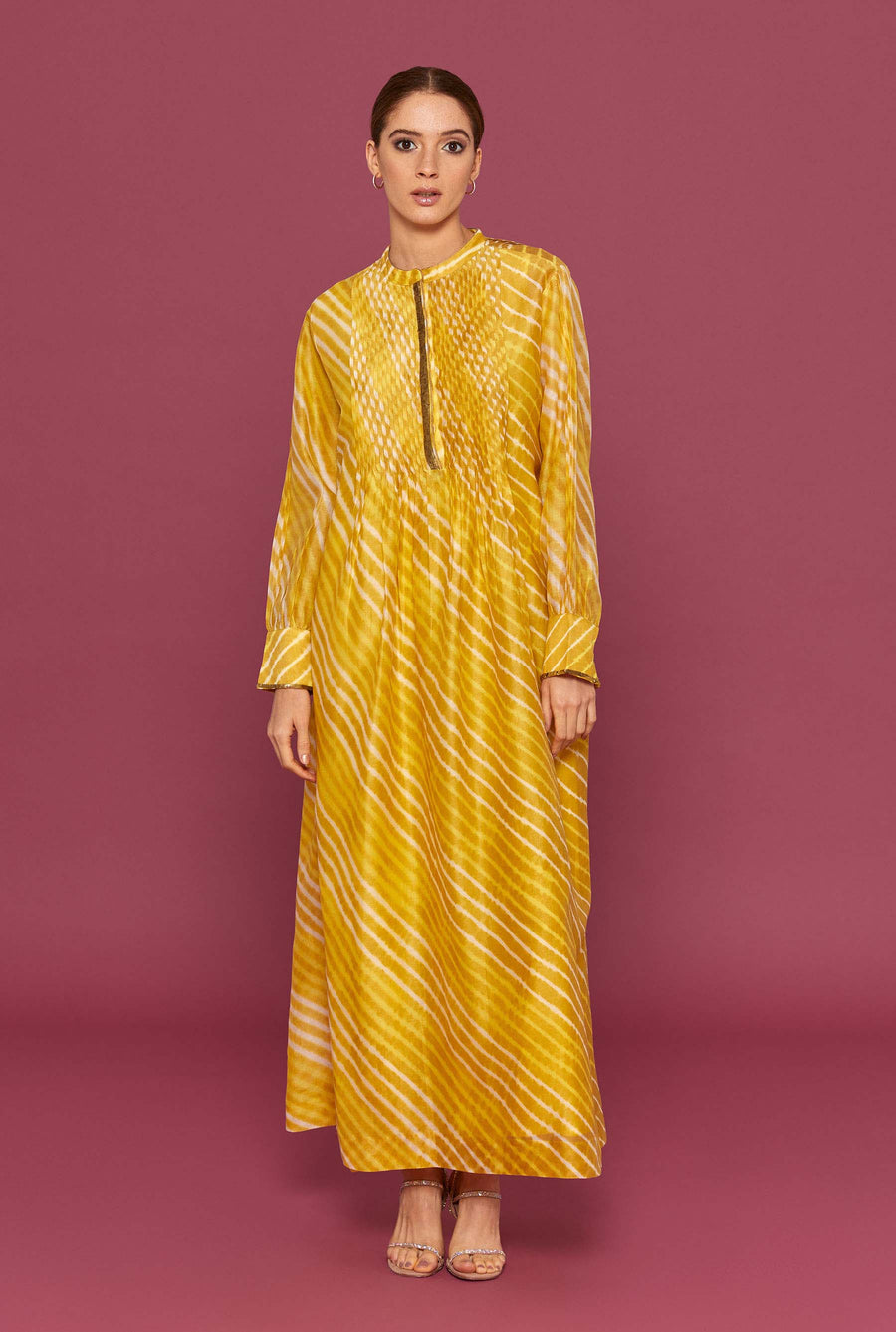 Radia Yellow Kaftan
