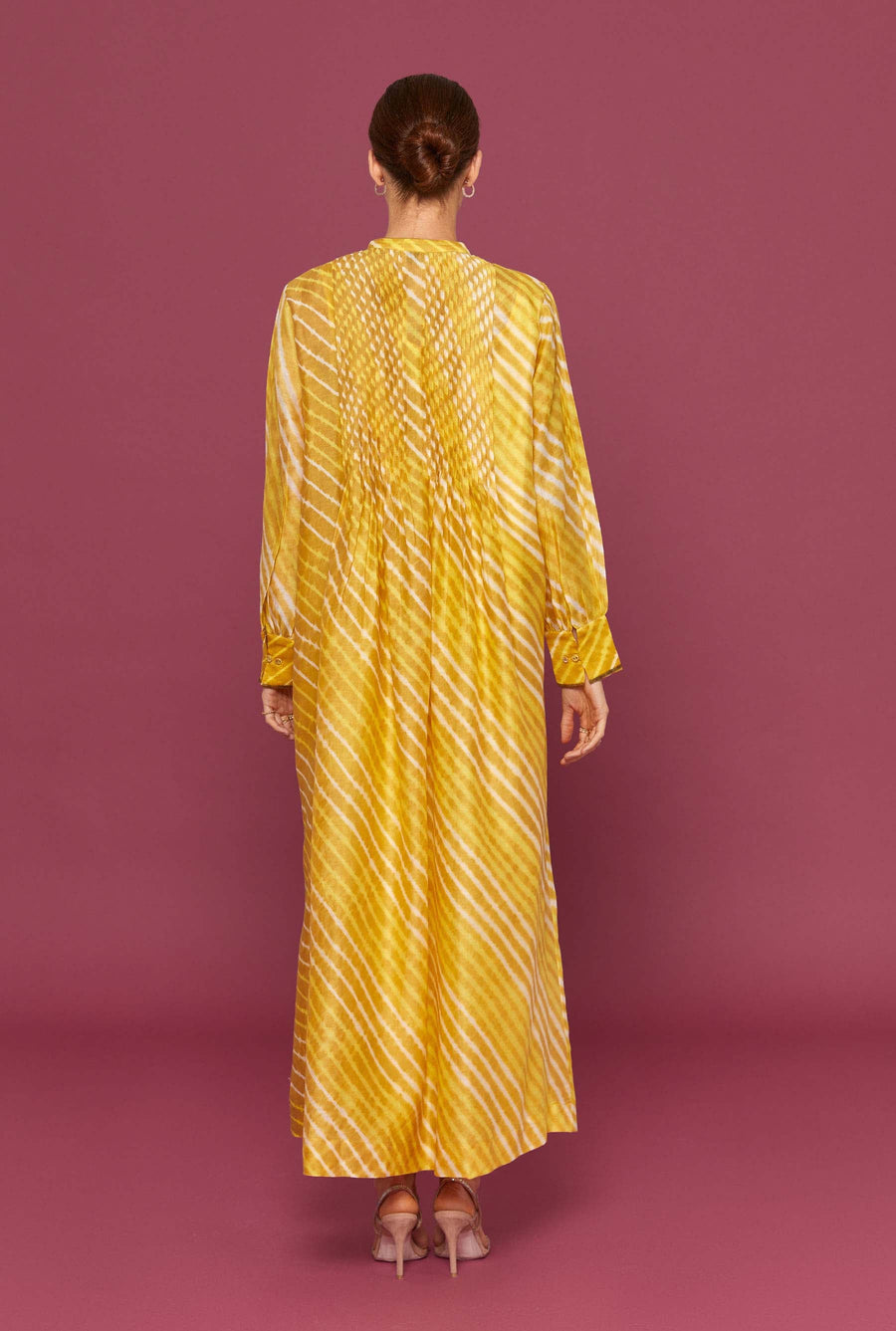 Radia Yellow Kaftan