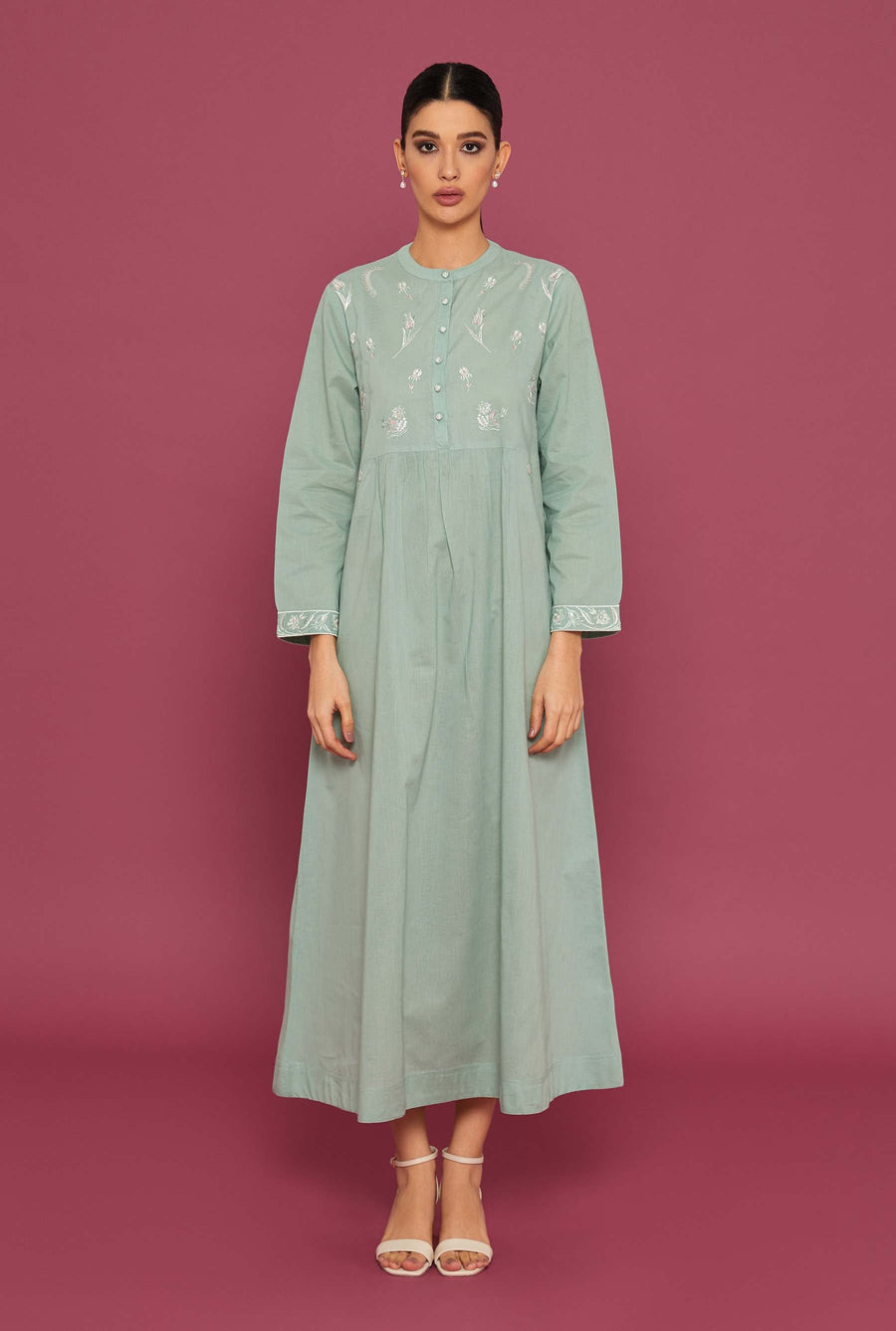 Sah Kulu  Granite Green Kaftan