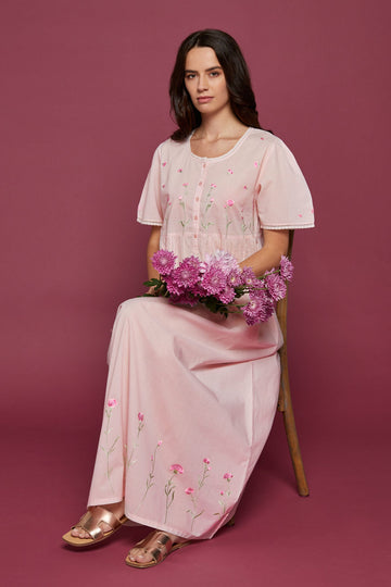 Nightdress Elodia Pink