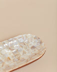 Mother-of-Pearl Oval Tray