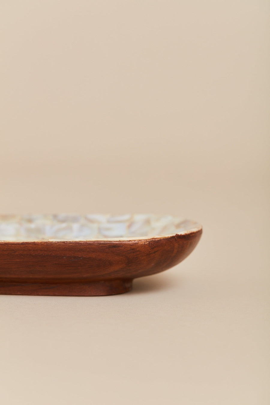 Mother-of-Pearl Oval Tray