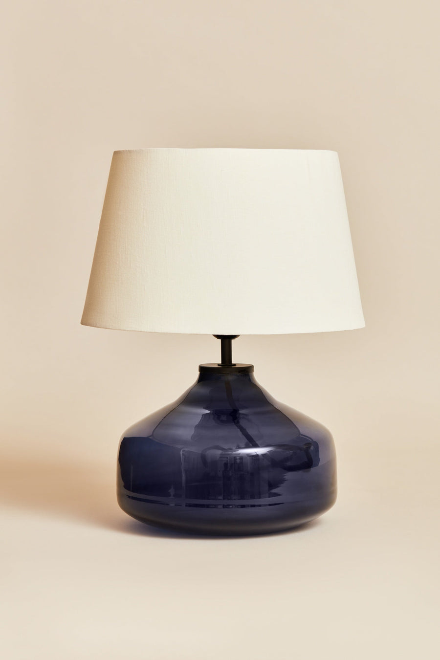 Table Lamp Glass Blue