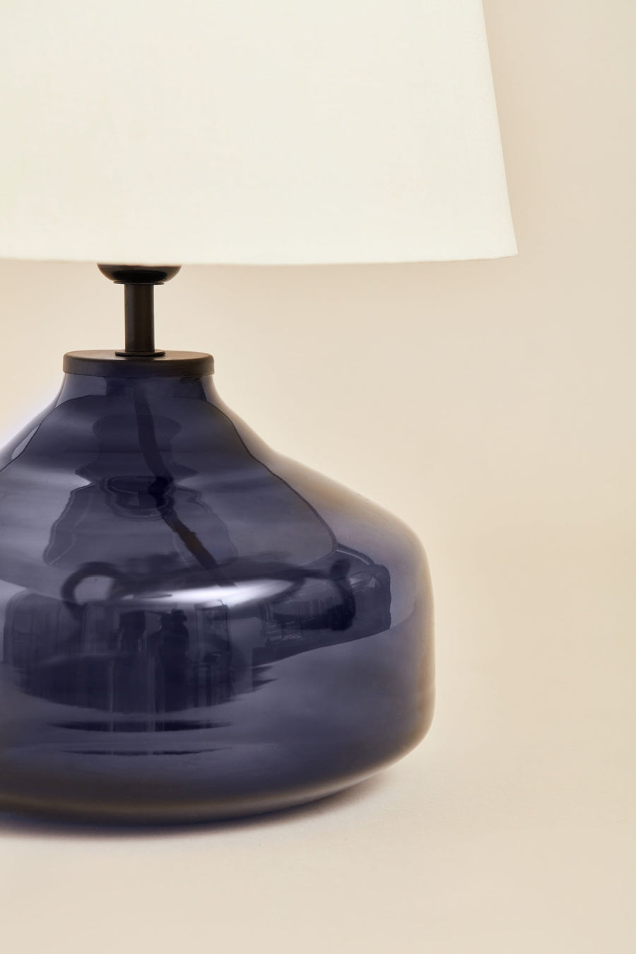 Table Lamp Glass Blue