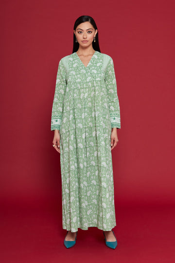 Amala Green Kaftan