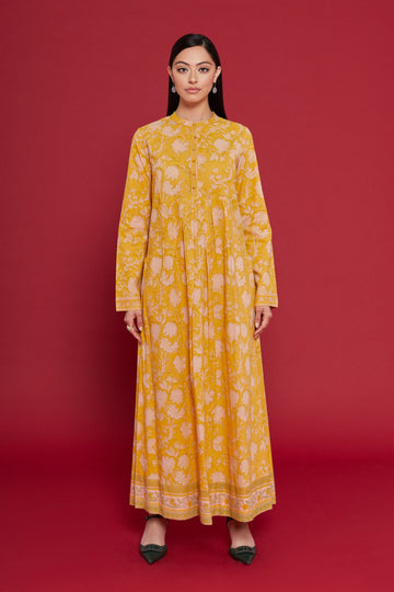 Gulista Yellow Kaftan