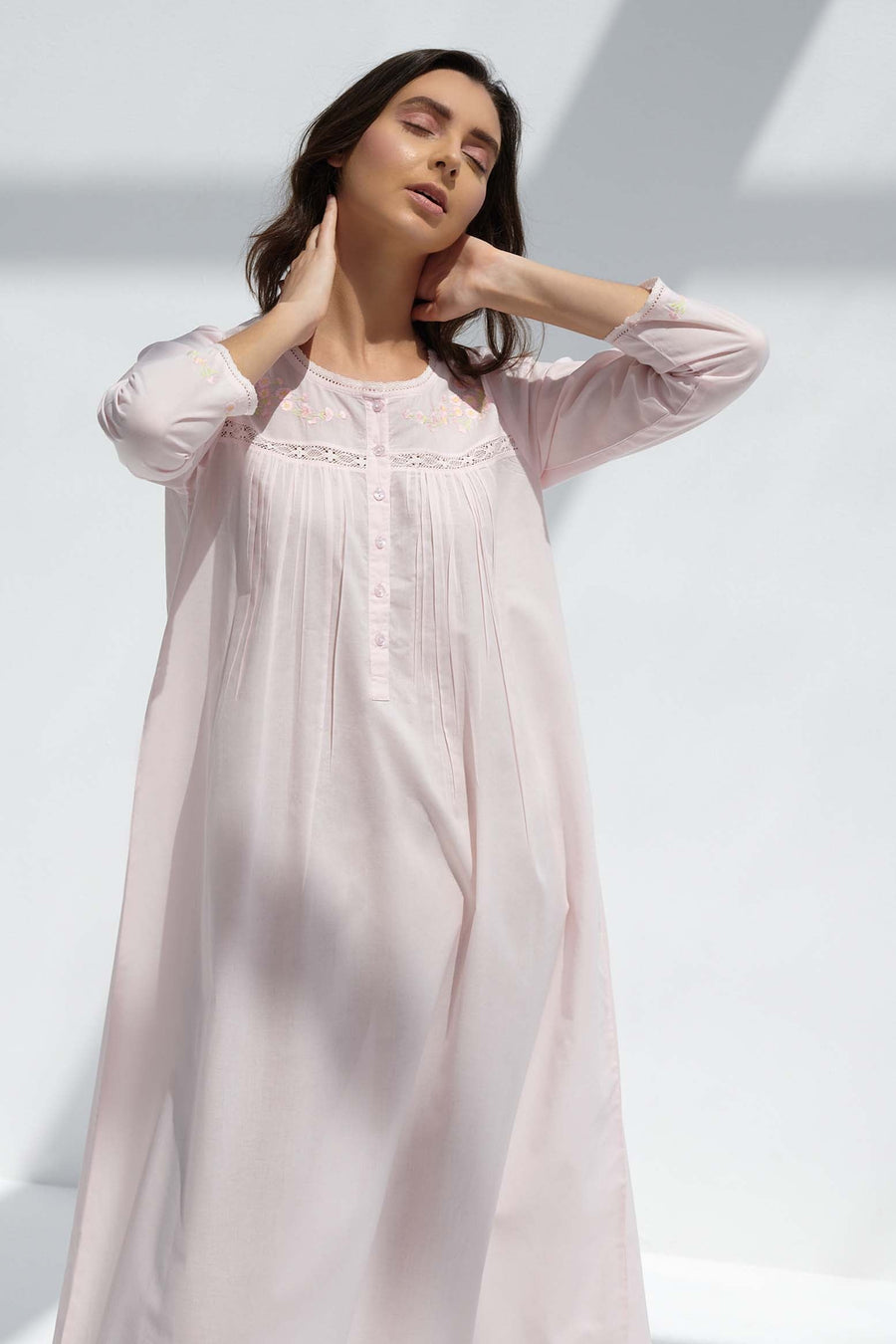 Valerie Pink Cotton Nightdress