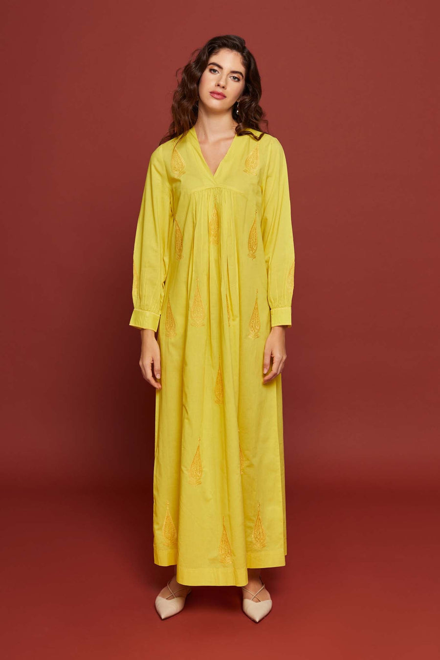 Zardi Sanober Bagh Kaftan