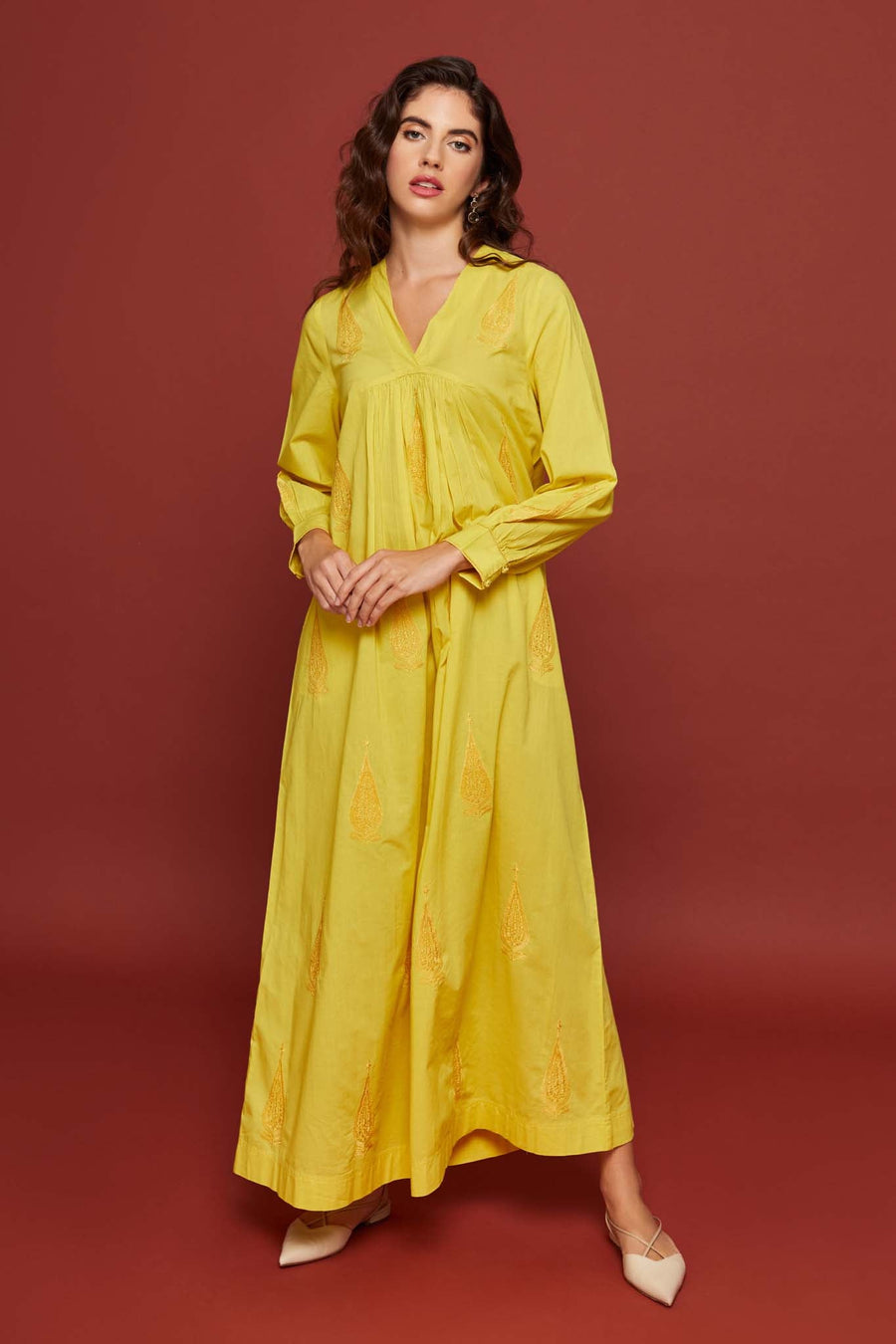 Zardi Sanober Bagh Kaftan