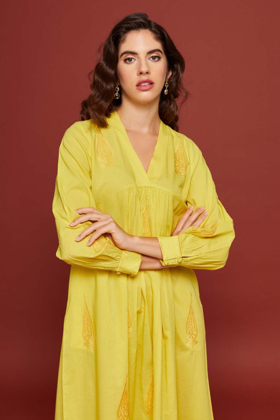 Zardi Sanober Bagh Kaftan