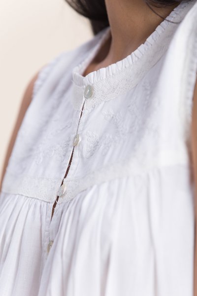 Nightdress Carmel White