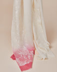 Gradient Lace Rose Scarf