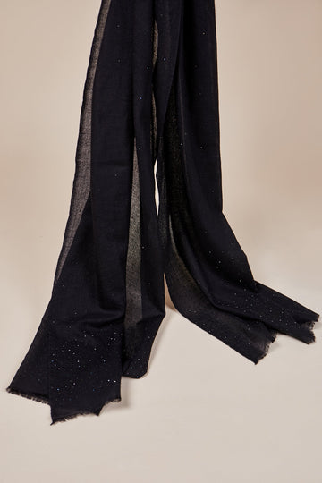 Black Silver Dust Scarf