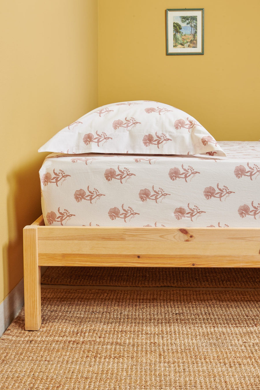 Shalimar Peach Fitted Sheet