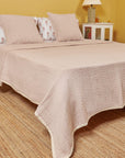 Vashti Baby Pink Bed Cover