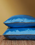 Dust Blue Silk Cushion (60cm x 60cm)