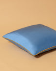 Dust Blue Silk Cushion (60cm x 60cm)