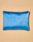 Dust Blue Silk Cushion (35cm x 50cm)