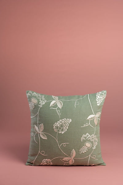 Branches of Edan Green Cushion Cover (45cm x 45cm)