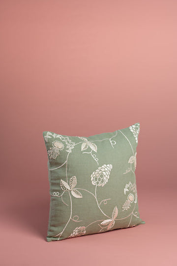 Branches of Edan Green Cushion Cover (45cm x 45cm)