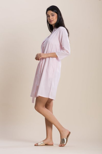 Coton Haida Pyjama Shorts and Robe Set