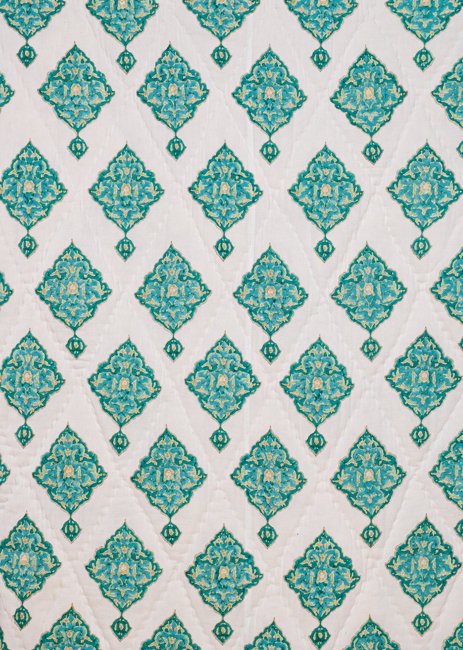 Quilt Charbagh Aqua
