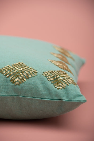 Zillij Aqua Large Cushion Cover